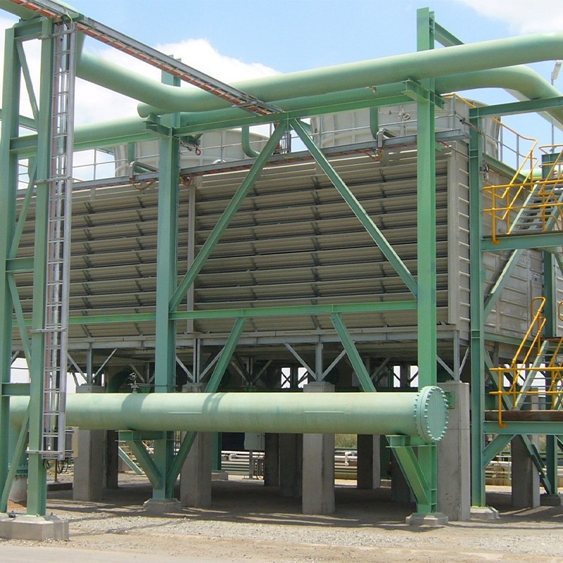 steel structure of cooling tower